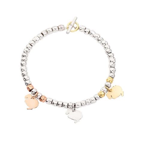 Bracciale Dodo Bollicine Con Uovo Oro Rosa