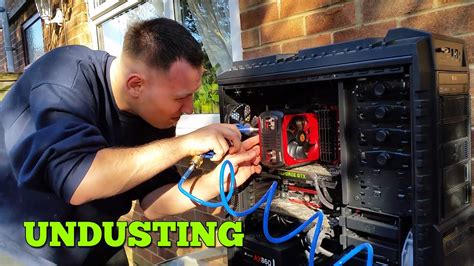 Pc Undusting Best Way To Clean Pc Air Compressor Youtube