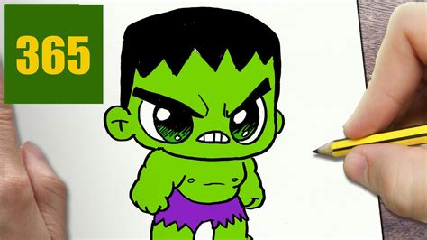 How To Draw Hulk Chibi Step By Step Drawing Lesson How To Draw Images