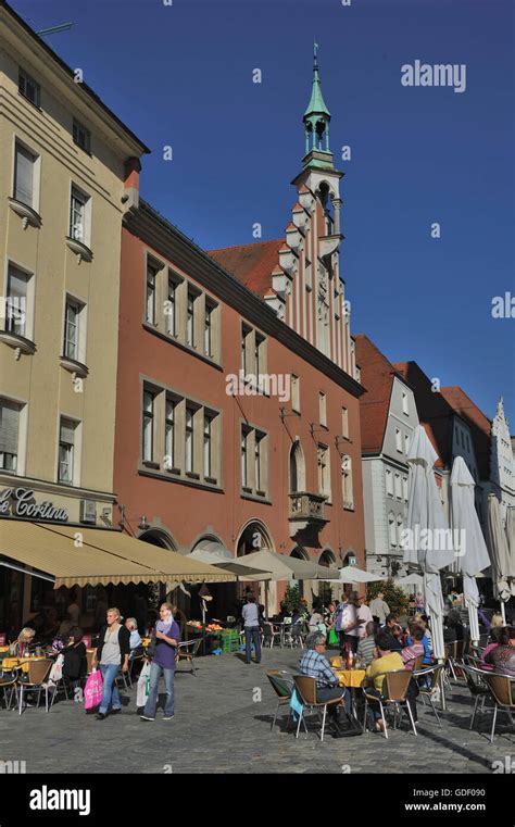 Town hall, Ludwigsplatz, Straubing, Bavaria, Germany Stock Photo - Alamy