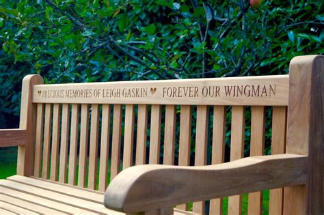 23 Personalized Memorial Garden Benches Ideas For This Year | SharonSable