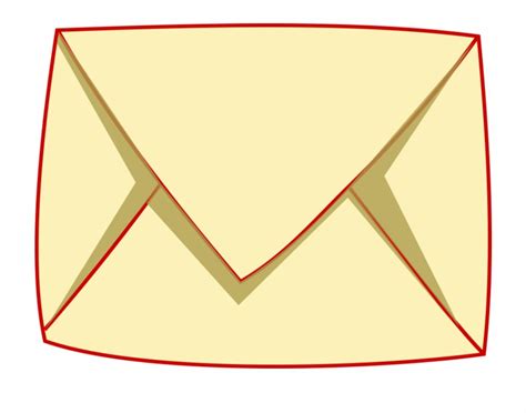 Letter Envelope Png Transparent Construction Paper Clip Art Library