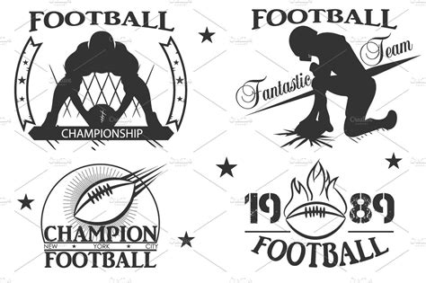 Rugby logos. football. vector – MasterBundles