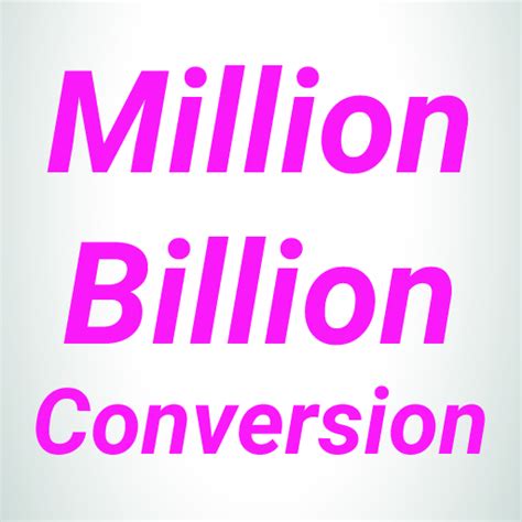 Million Billion Converter - Apps on Google Play