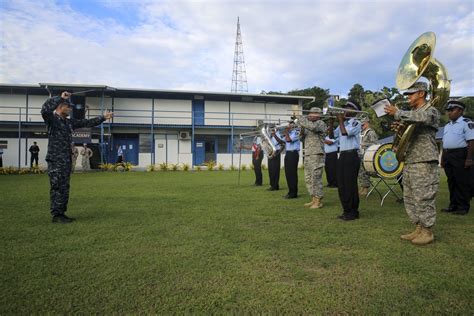 DVIDS Images Army Navy Band Performs Alongside Royal Solomon Police