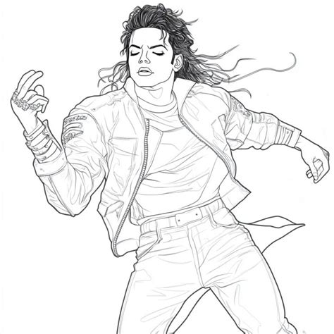 Coloriages Michael Jackson Pdf Imprimable Gratuit