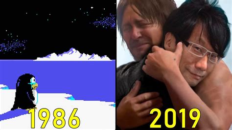 Evolution Of Hideo Kojima Games 1986 2019 Youtube