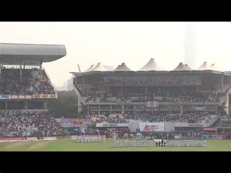 Ind Vs Ban National Anthem First Pink Ball Test India S First Day