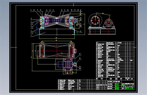 输送辊exbautocad 2004模型图纸下载 懒石网