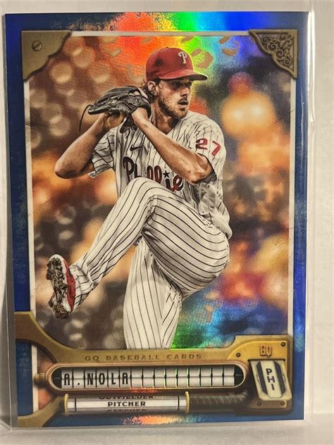 Topps Gypsy Queen Chrome Blue Refractor Aaron Nola For