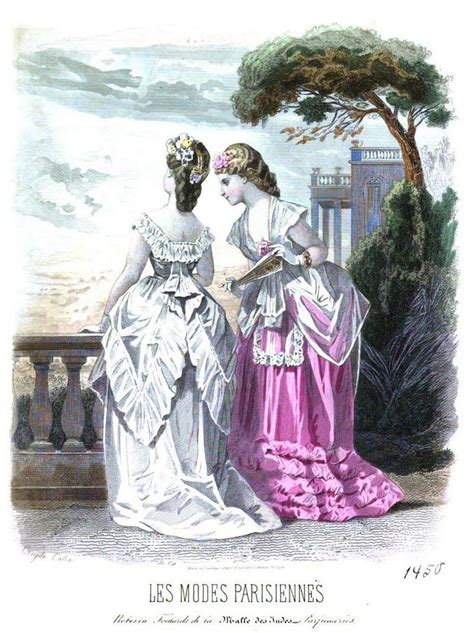 Les Modes Parisiennes 1871 Victorian Women Victorian Era Victorian