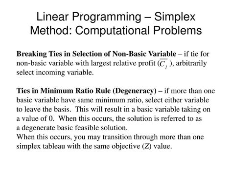 Ppt Linear Programming Simplex Method Powerpoint Presentation Free