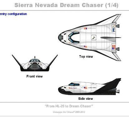 Dream Chaser Spacecraft Display Model