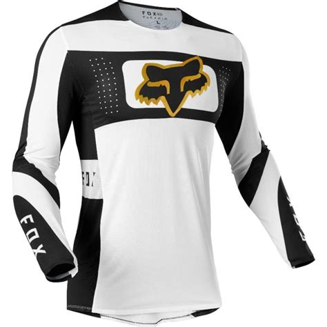 Buy 2022 Fox Flexair MIRER Motocross Jersey White Black Online UKs