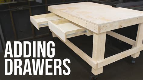 Build Workbench With Drawers : Basic Workbench With Drawers 3d Plans King S Fine Woodworking Inc ...