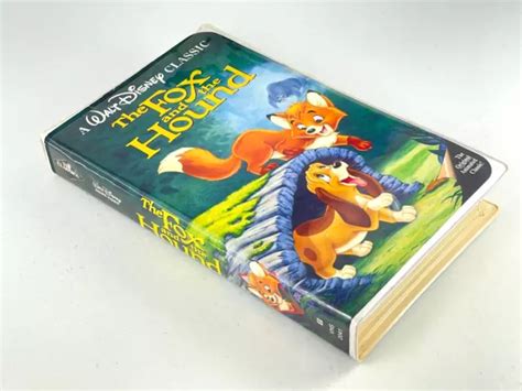 VINTAGE BLACK DIAMOND Walt Disney The Fox And The Hound VHS Original 8