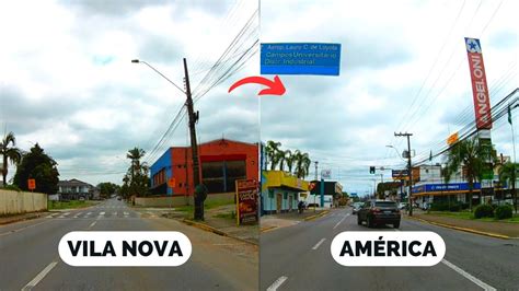 Do Bairro Vila Nova Ao Bairro Am Rica Joinville Santa Catarina Youtube