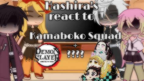 Hashiras React To Kamaboko Squad Demon Slayer •violet• My Au