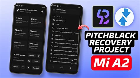 Install Pitchblack Recovery Project On Xiaomi Mi A Twrp Vs Orange