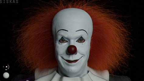 Pennywise,The Dancing Clown (IT 1990 Version) 3D Model - Finished ...