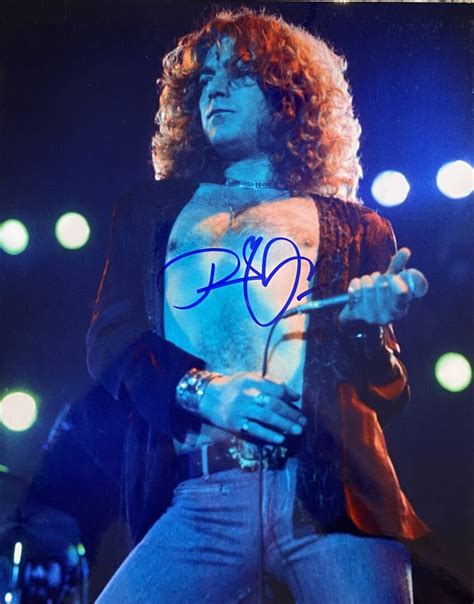 Robert Plant Autographed 8x10 Photo YourPremierMemorabilia