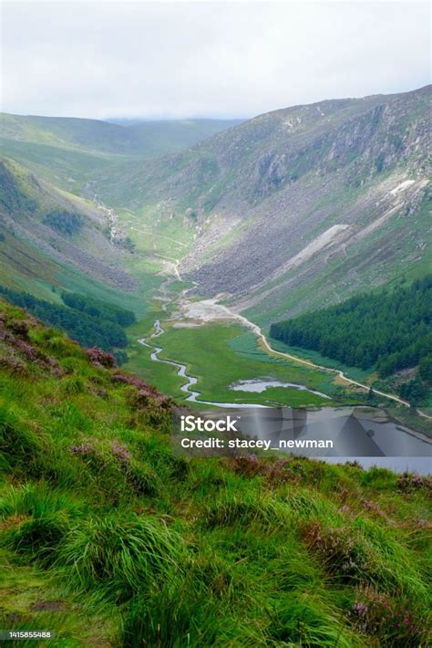 Hiking In Glendalough Ireland Stock Photo - Download Image Now - Agricultural Field, Color Image ...