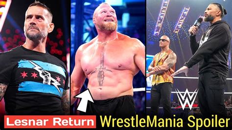 OMG Brock Lesnar Return In WWE CM Punk Spotted Outside WWE WWE