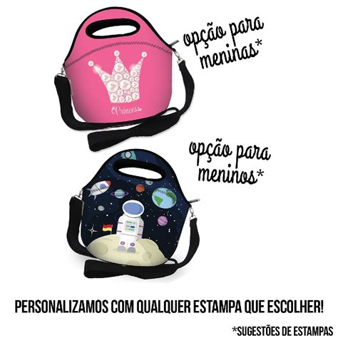 Lancheira Térmica em Neoprene ISOPRENE Personalizada Loja