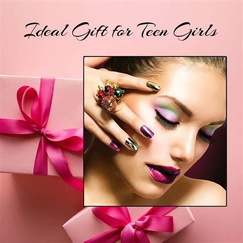 Makeup Kits for Teens - Flower Make Up Pallete Gift Set for Teen Girls ...