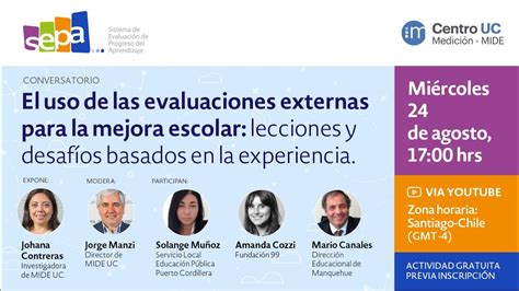 El Uso De Las Evaluaciones Externas Para La Mejora Escolar Lecciones Y