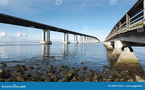 Antioch Bridge in the California Delta on a Sunny Day Stock Photo ...