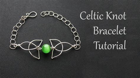 Celtic Triquetra Knot Bracelet Tutorial Easy Beginner Wire Wrapping