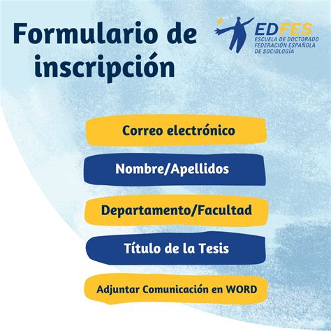 Escuela De Doctorado De La FES On Twitter PRESENTA TU PROYECTO DE