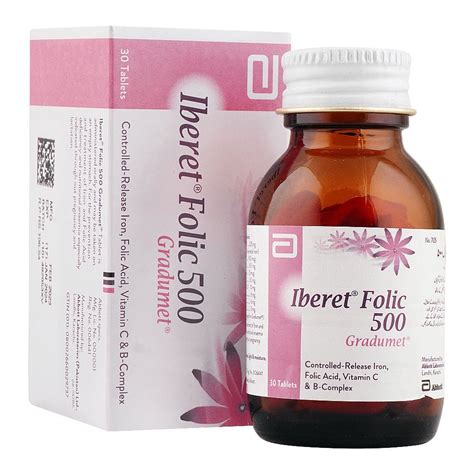 Purchase Abbott Iberet Folic Gradumet Tablet Pack Online At