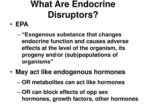 Ppt Environmental Endocrine Disruptors Powerpoint Presentation Free