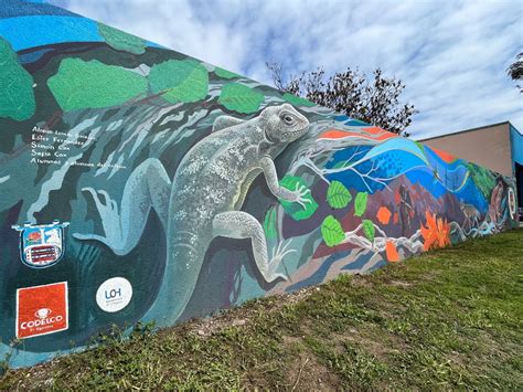 Inauguran Mural Sobre Fauna Nativa En Colegio La Isla De Do Ihue