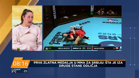 Nikolija Milo Evi Prva Zlatna Medalja U Mma Za Srbiju Youtube