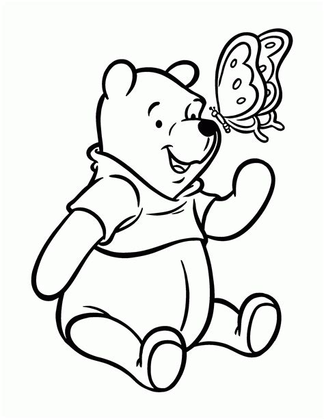 Coloring Pages Winnie The Pooh Classic Coloring Home