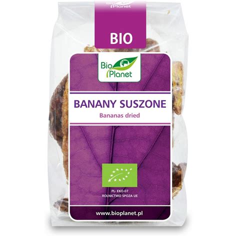 BANANY SUSZONE BIO 150 G BIO PLANET RolnikEko Pl