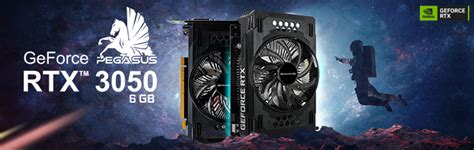 Gainward Launches The Geforce Rtx™ 3050 6gb Pegasus Series Graphics Cards