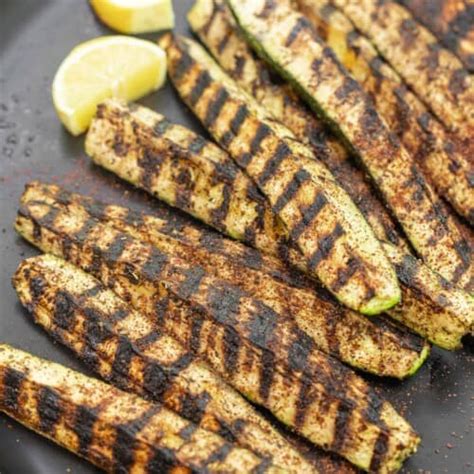 Perfect Grilled Zucchini 10 Minutes The Mediterranean Dish