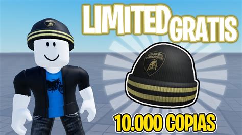 CONSIGUE GORRA LAMBORGHINI GRATIS En ROBLOX LIMITED AGOTADO YouTube