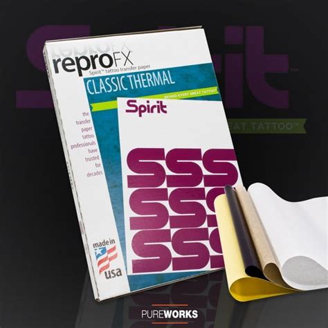 Spirit Classic Thermal El Papel M S Adecuado Para Tatuar Material