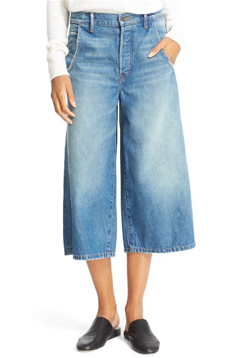 Vince Denim Culottes Nordstrom