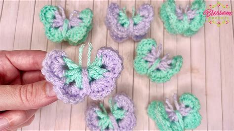 Easy Crochet Butterfly Tutorial Youtube