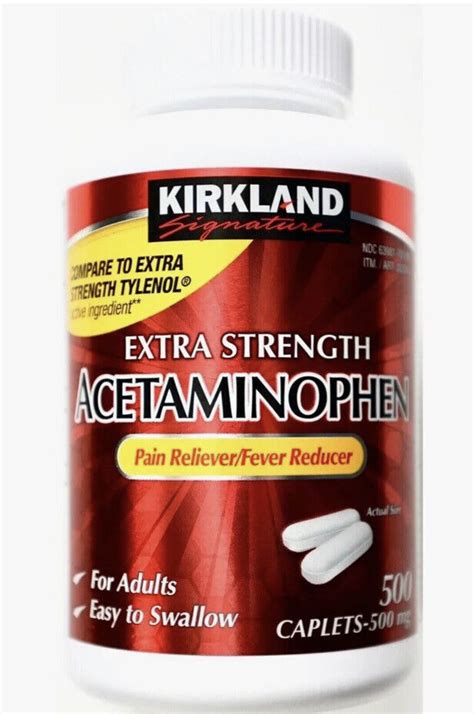 Kirkland Signature Extra Strength Acetaminophen Mg For Sale Online