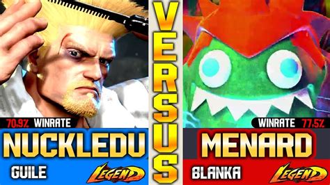 SF6 Guile NuckleDu Vs MenaRD Blanka High Level YouTube