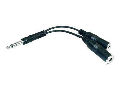 Hosa Ypp Audio Splitter Stereo Jack Male To Stereo Jack Female