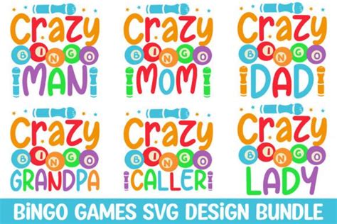 Bingo Games Svg Design Bundle Bingo Svg Graphic By Rahnumaat