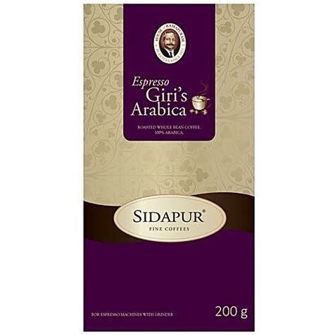 Buy Sidapur Espresso Giri S Arabica Whole Bean Coffee Arabica